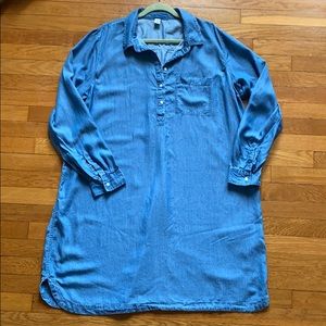 Old Navy Chambray Dress: XXL Tall